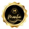 Manha Cloud Kitchen gold medallion logo